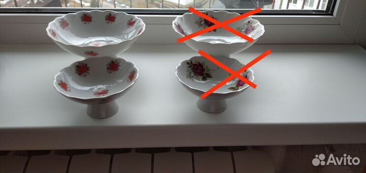 Набор ваз фарфор лфз СССР