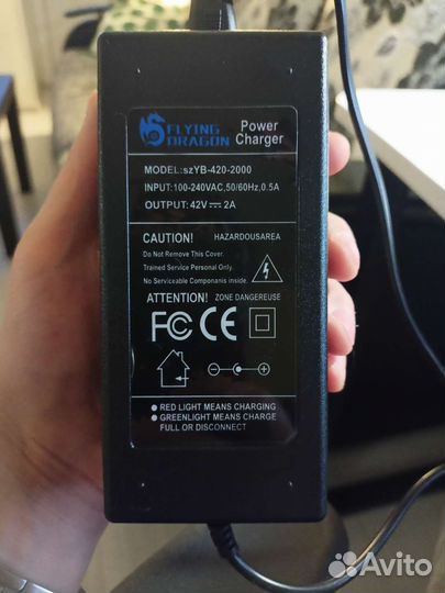 Зарядное ус-о для самоката Xiaomi m365/PRO,Ninеbоt