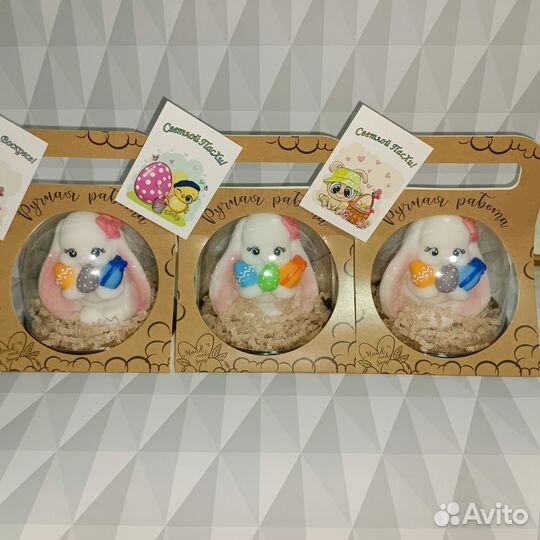 Мыло пасхальный зайка