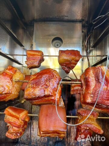 Грудинка горячего копчения