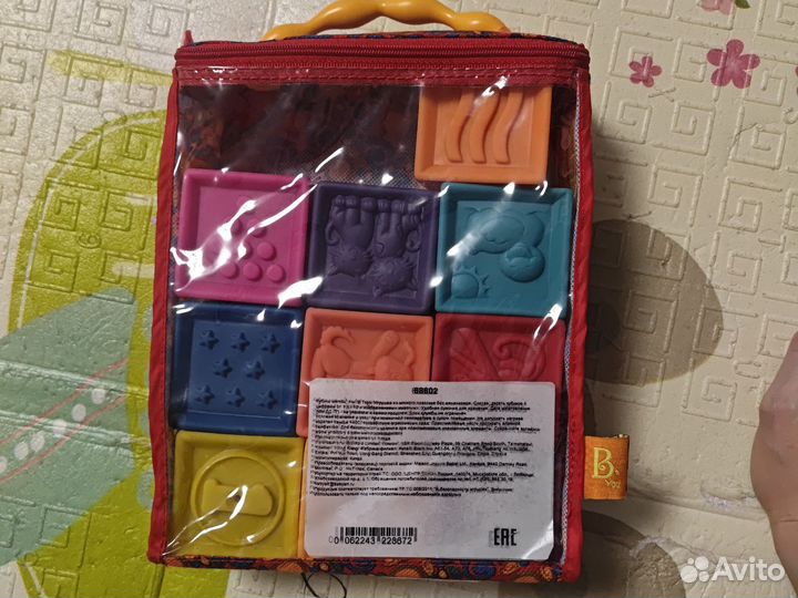 Развивающие кубики мягкие