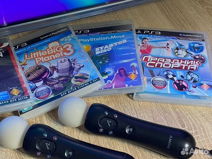 Ps Move+ Camera+Диски