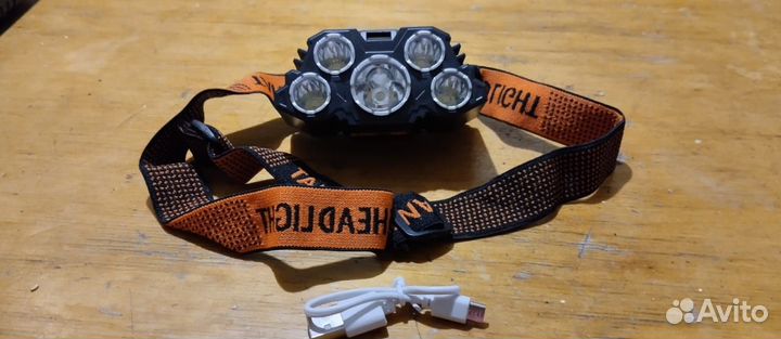 Новый фонарь налобный светодиодный
