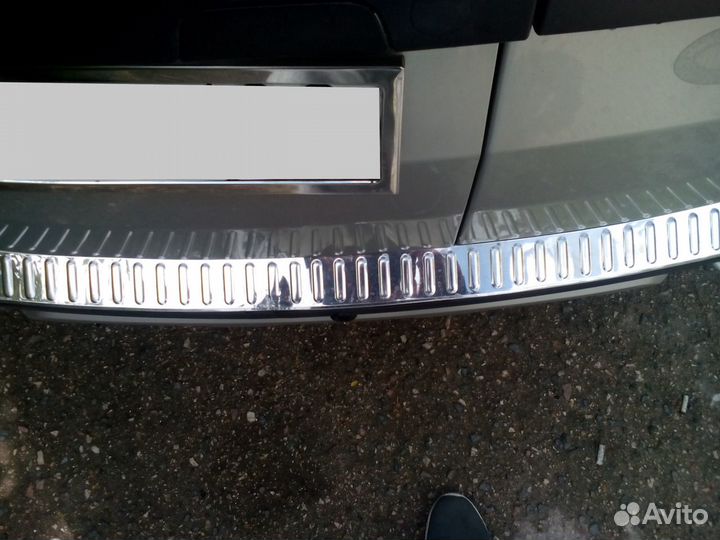 Накладка на задний бамер LADA Largus (хром)