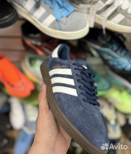 Кеды adidas spezial синие premium