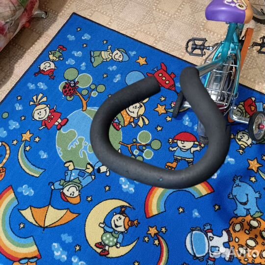 Детский велосипед с родительской ручкой