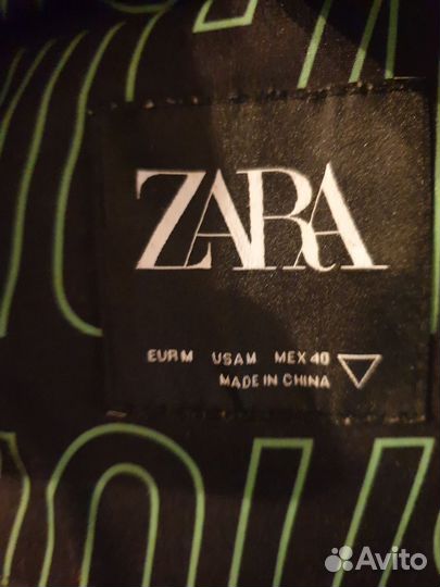 Пуховик zara мужской