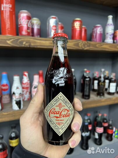 Коллекционная бутылка coca cola