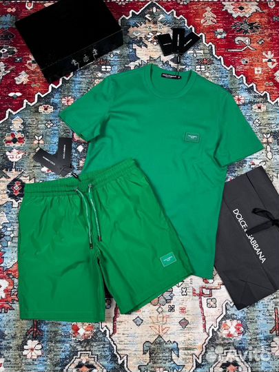 Dolce gabbana шорты футболка
