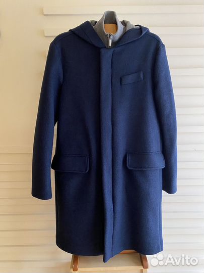 Пальто с капюшоном мужское размер 50 L