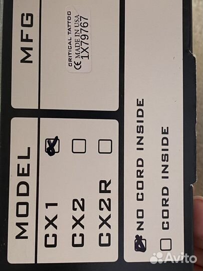 Блок питания для тату машинки Critical CX1 g2