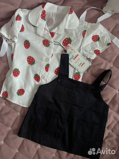 Летние вещи пакетом 3-6 мес (62-68)