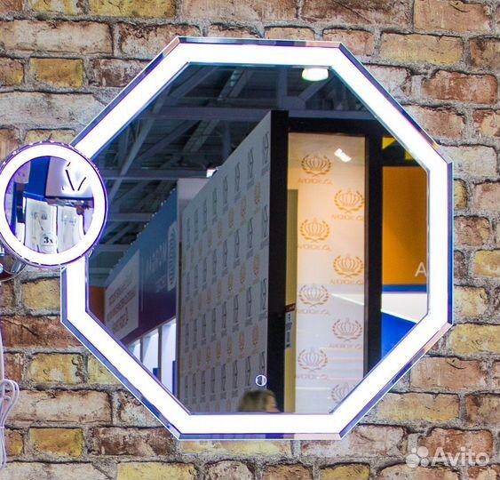 Зеркало с подсветкой ART&MAX argo AM-Arg-700-700