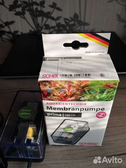 Компрессор для аквариума schego prima 100л/ч