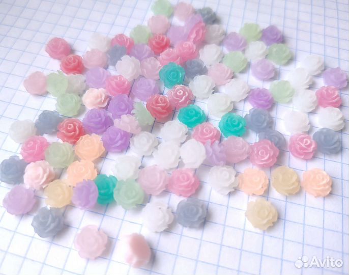Розочки 100шт декоративные