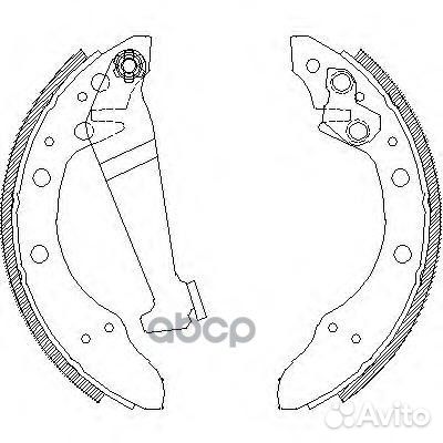 4046.00 345SBS057 100-SX361260bfsb150 колодки