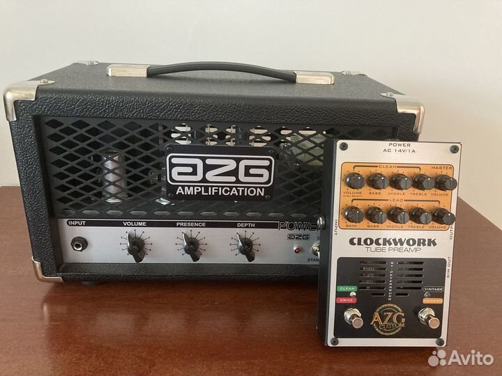 AZG Power Amp + Preamp Clockwork