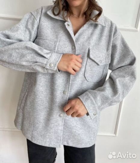 Теплая рубашка для девочки