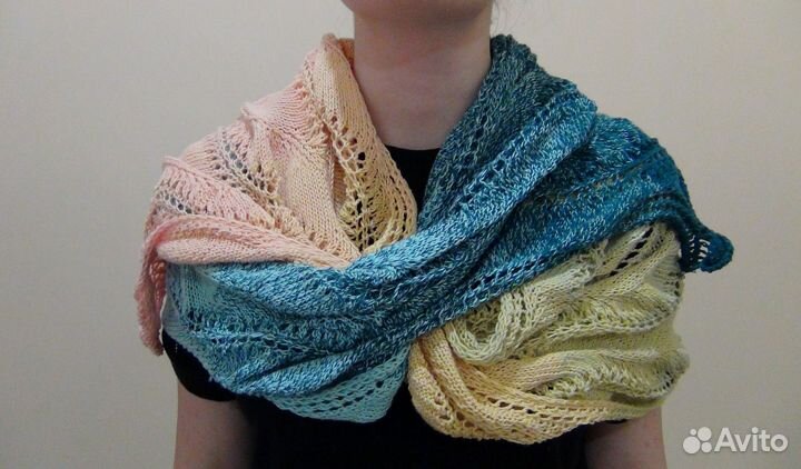 Бактусы, шали ручной вязки