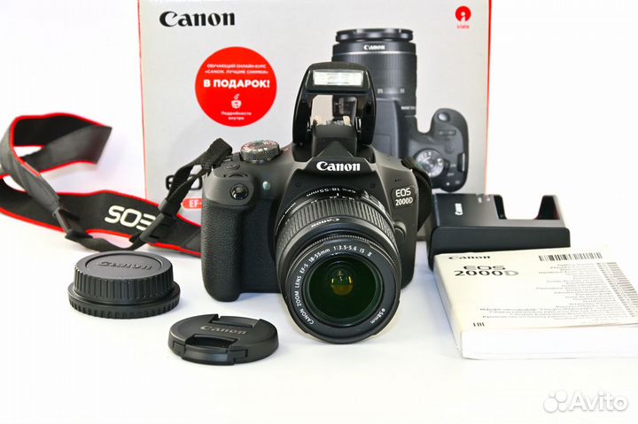 Canon EOS 2000D/T7 24.0MP Kit Canon 18-55 новый