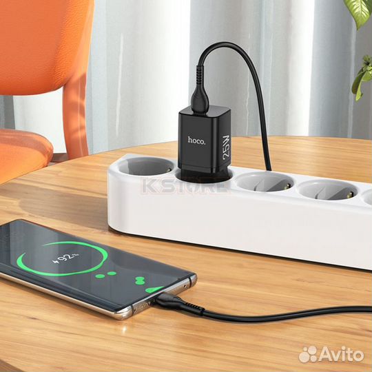 Сетевое зарядное устройство Hoco N19 Type-C