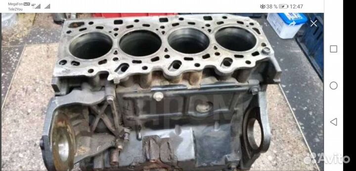 Блок двигателя hyundai porter
