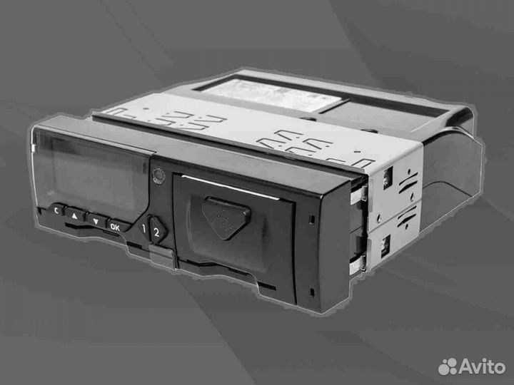 Тахограф VDO 3283 с блоком скзи.С калибровкой