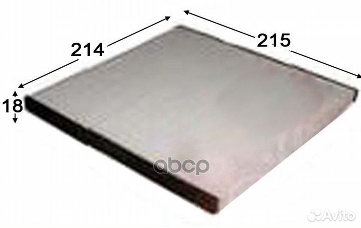 Фильтр салона geely MK, otaka, toyota land crui