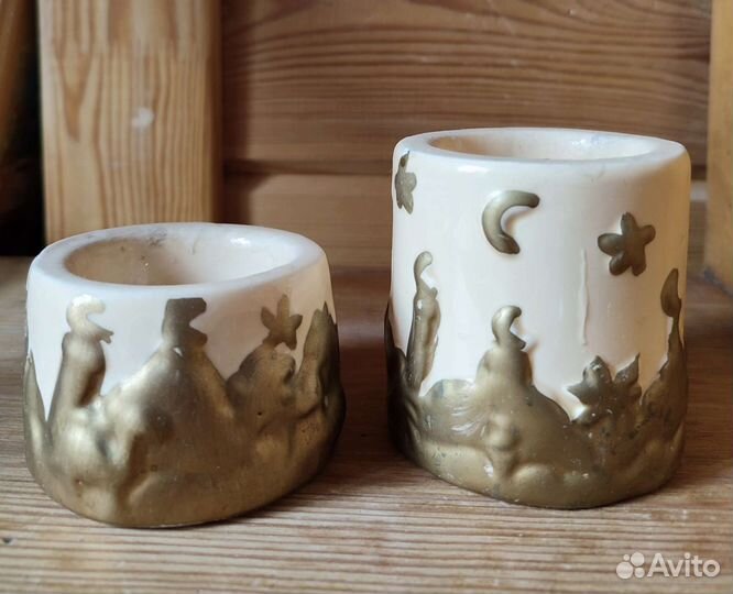 Декоративная фигурка, лампа, поднос, подсвечник