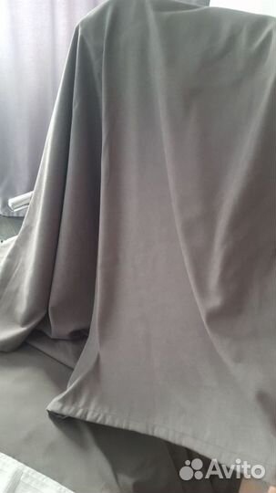 Шторы занавески серые 148 х 295 затемняющие