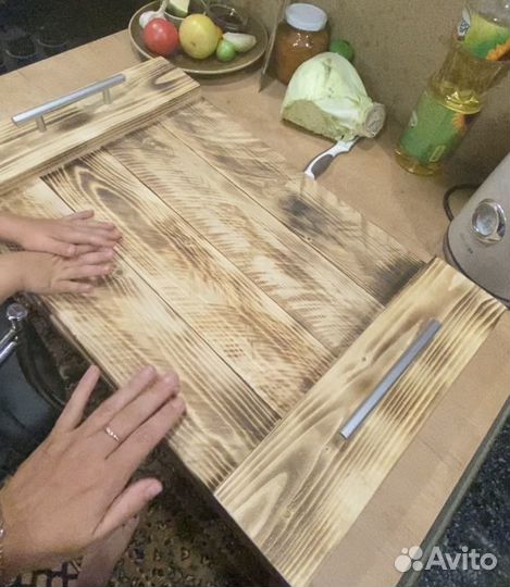 Поднос деревянный