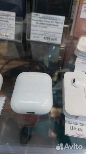 Наушники apple airpods