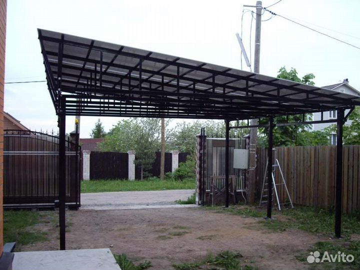 Навесы заборы ворота лестницы