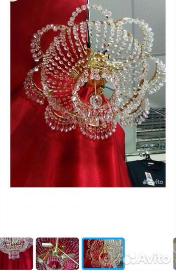 Люстра хрустальная