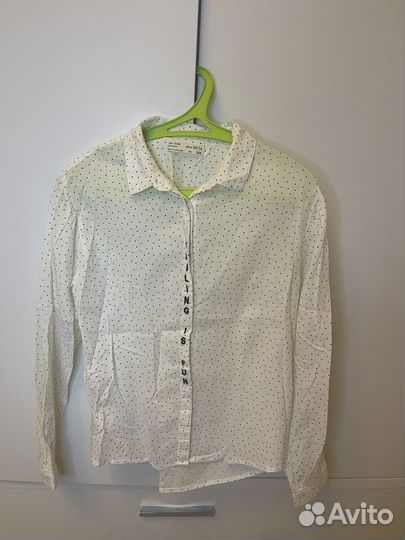 Рубашка в мелкий горошек 