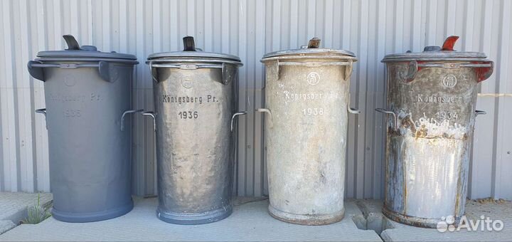 Бак для мусора немецкий металлический