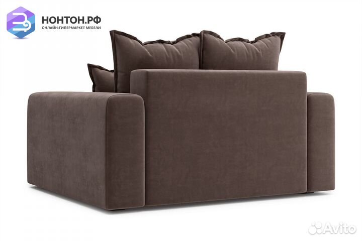 Кресло тик-так Омега коричневое