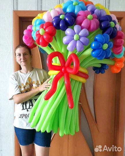 Воздушные шары. Букет из воздушных шаров