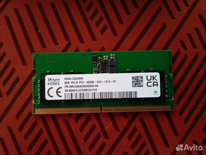 Hynix DDR5 sodimm 8 Gb 5600 Mhz original
