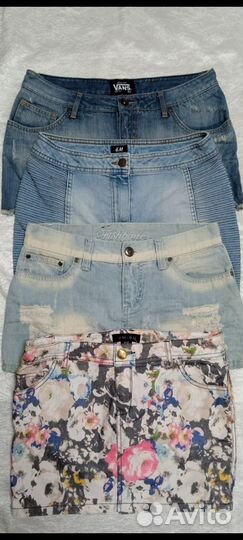 Джинсовые юбки HM,only и другие