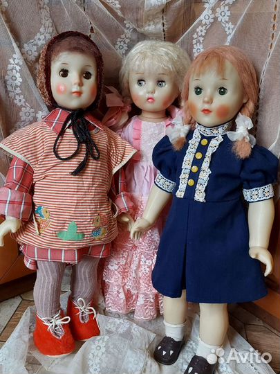 Куклы паричковые из СССР