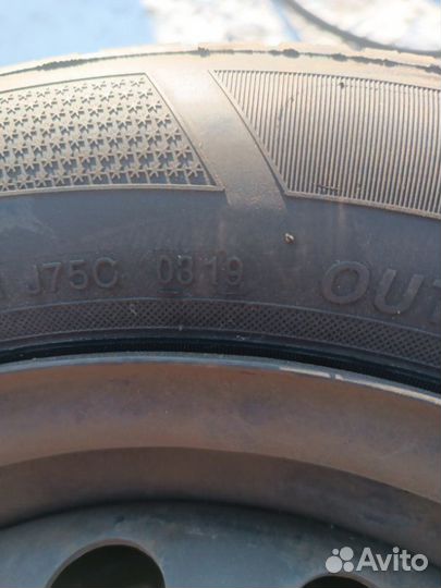 Комплект колес 165-70 R14 сверловка 4*100 Toyota