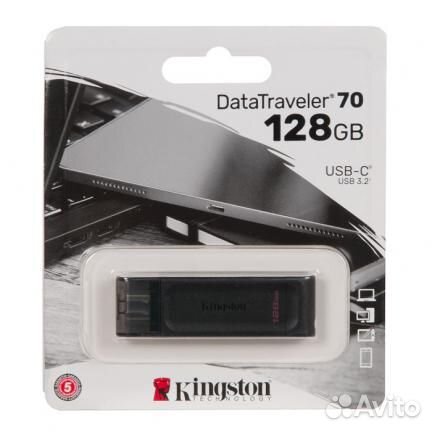 Флеш-накопитель (флешка) 128Gb Kingston USB 3.2 Ge