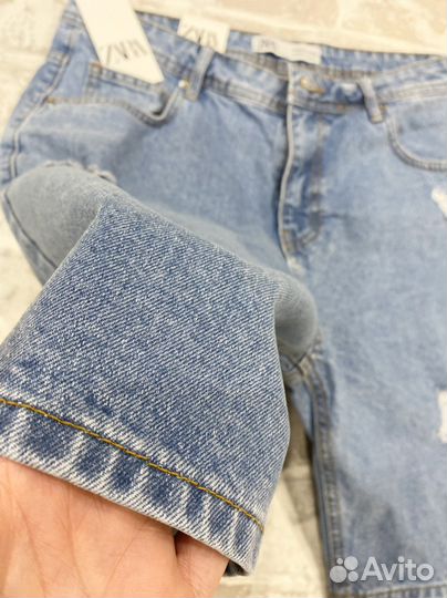 Шорты джинсовые мужские zara