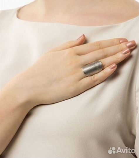 Серебряное кольцо Десять заповедей