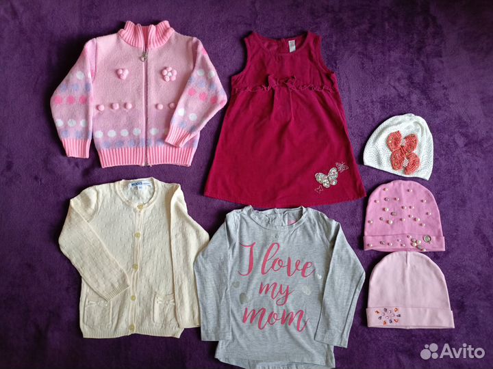Вещи пакетом р.92-104 на 2-3 года