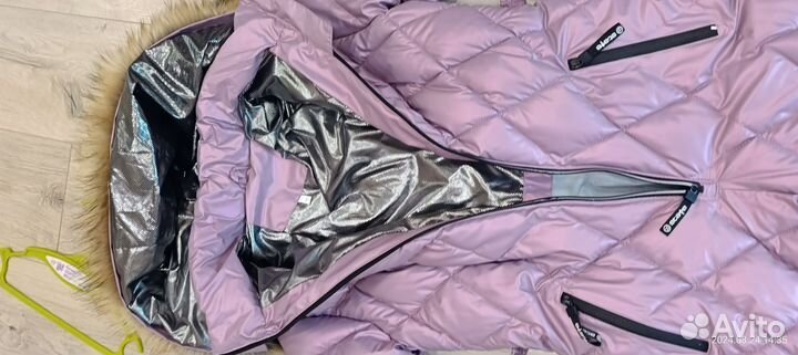 Зимний комбинезон для девочки на рост 152