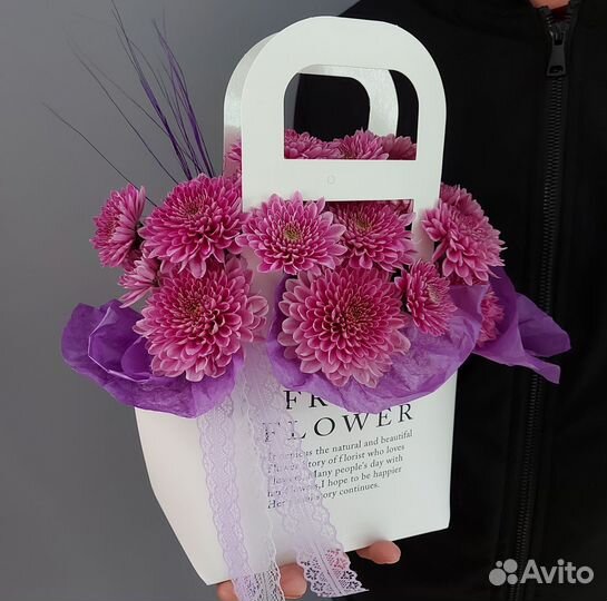 Букет цветов Хризантема Доставка букетов