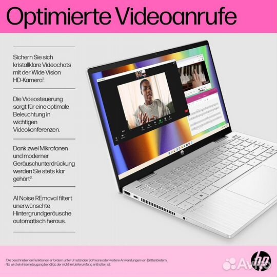 Ноутбук HP Pavilion x360 i3-1215U 8 GB 512 GB SSD