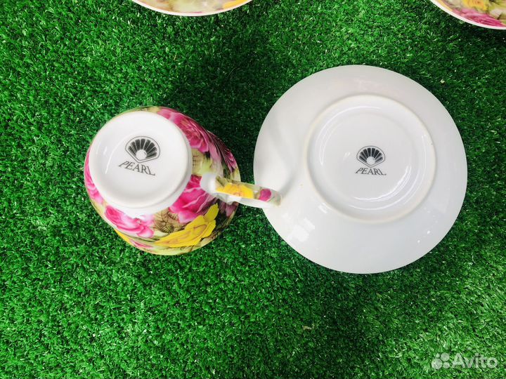 Z.8649 чайные пары Pearl (6шт)